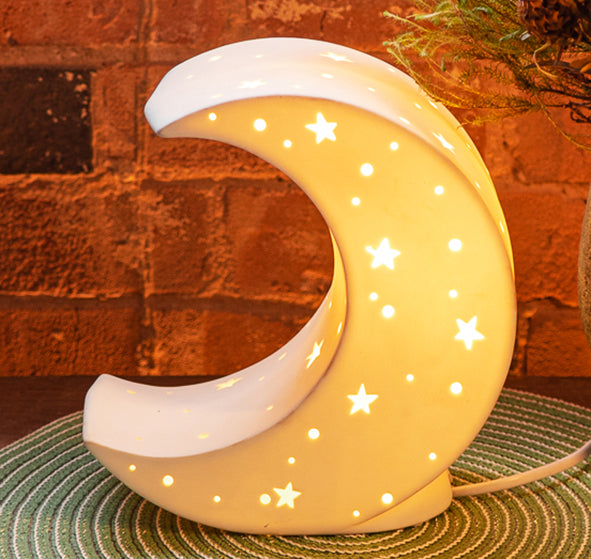 moon lamps with stars light