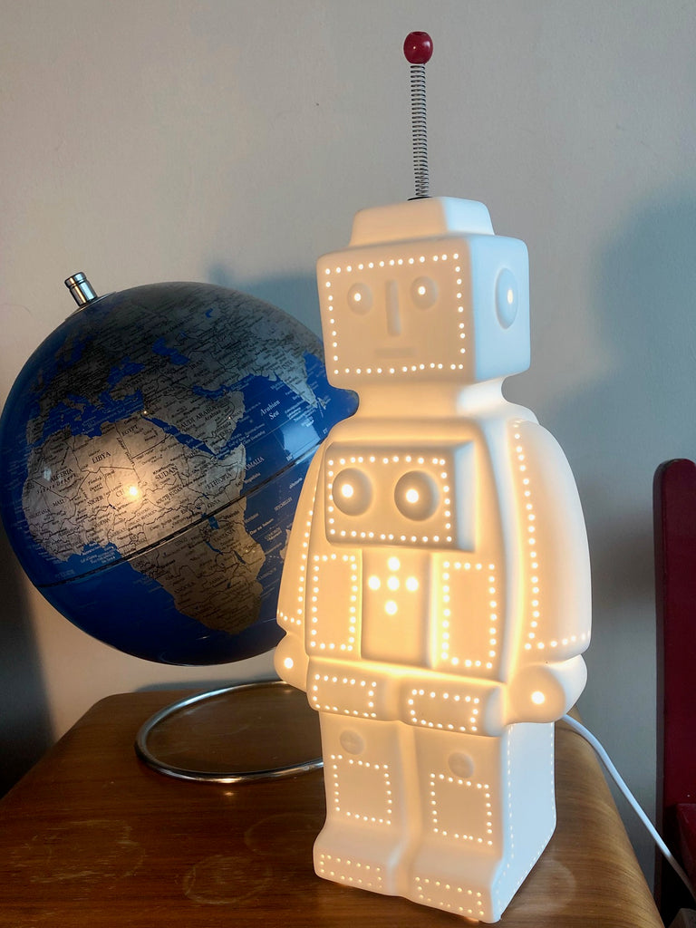 kids robot lamp