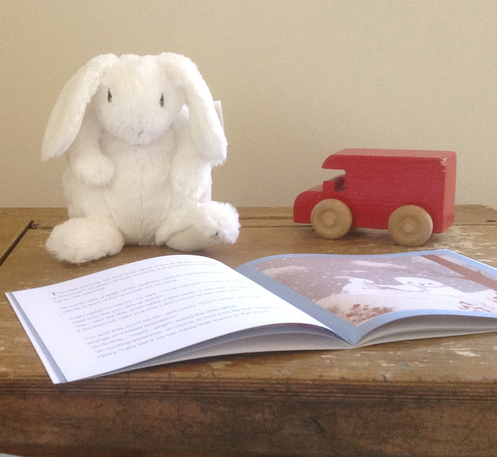 white rabbit and bedtime story