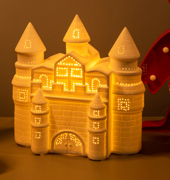 childrens fairy castle lamp castle shaped bedroom light
